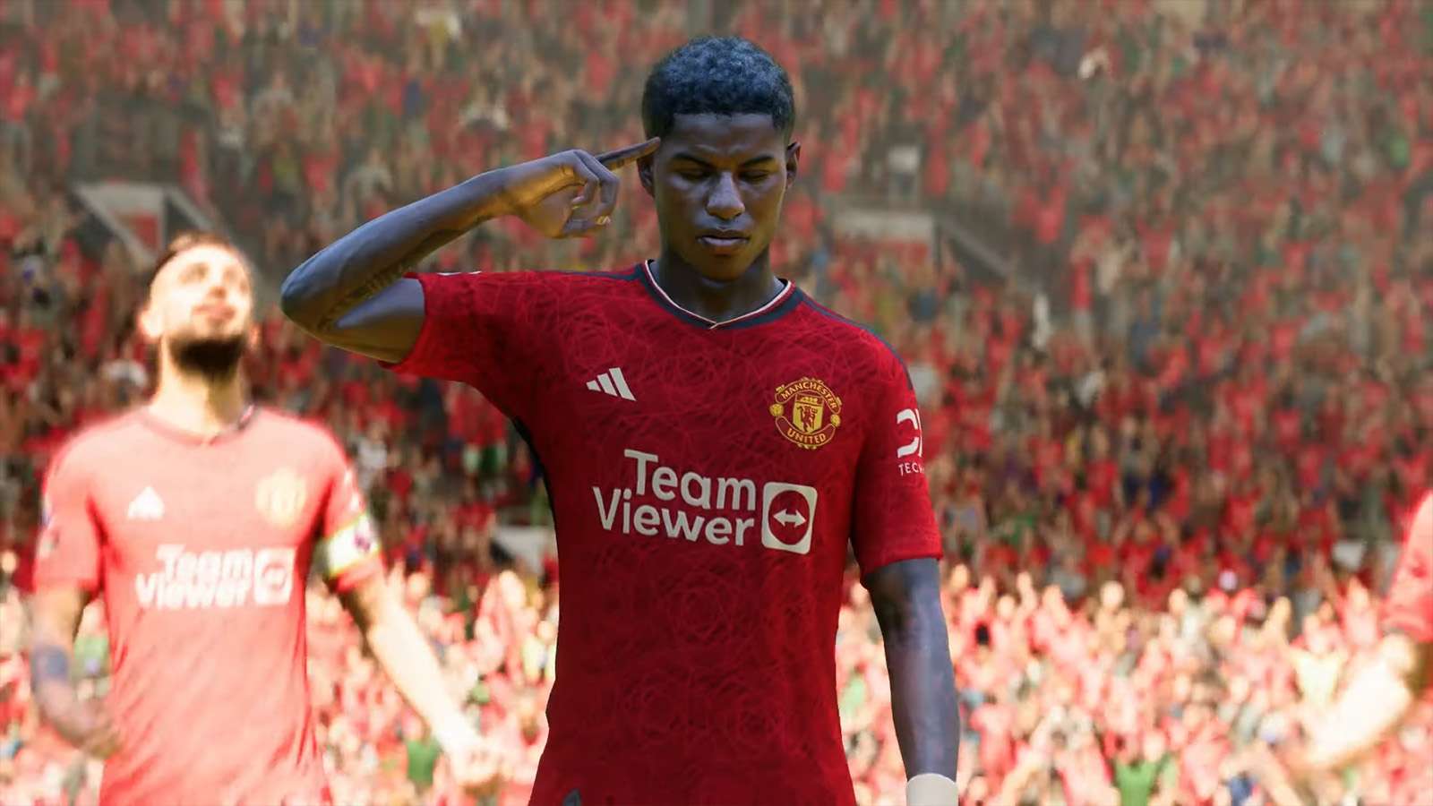 Célébration de Marcus Rashford dans EA FC 25