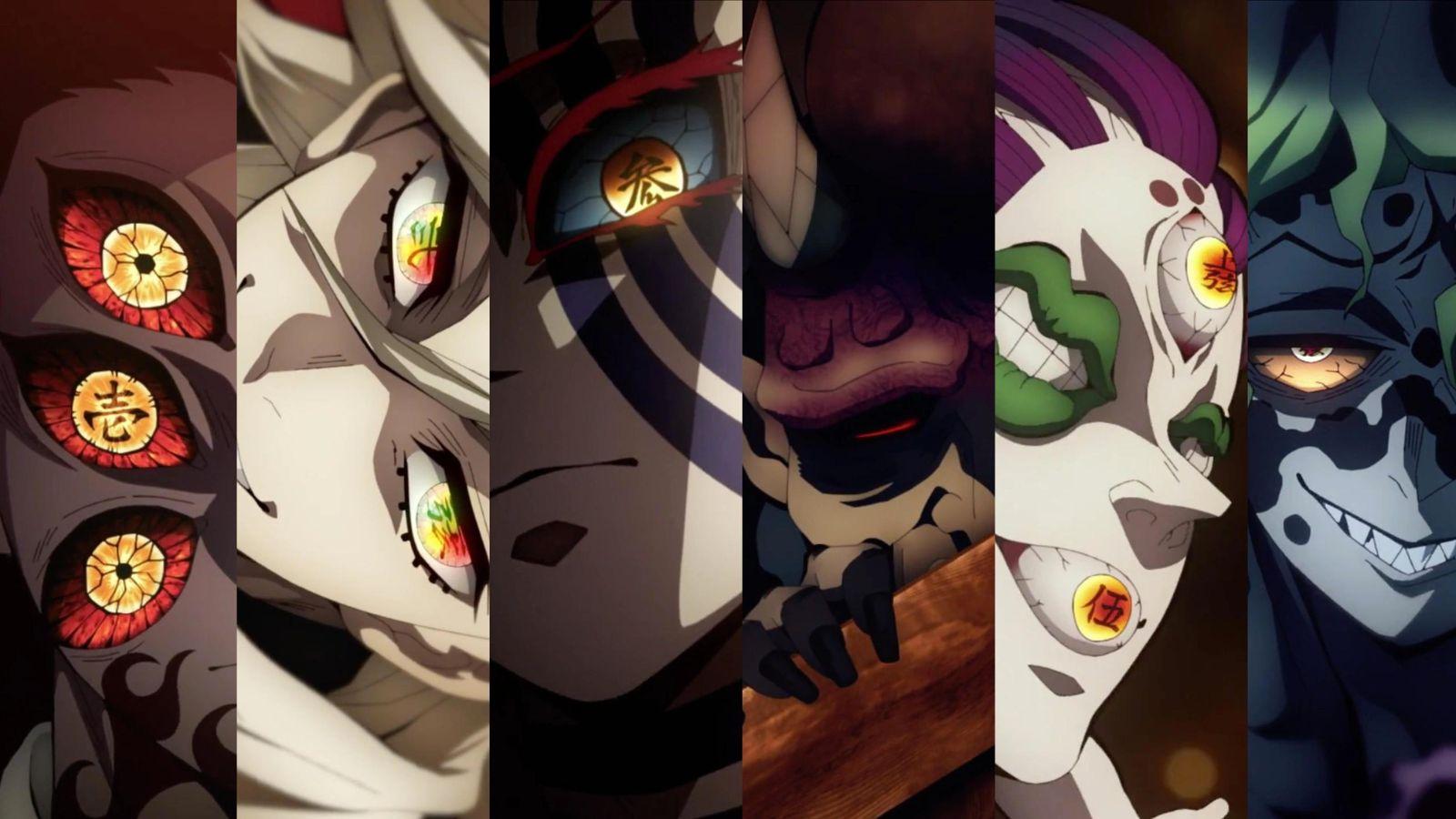 Les Lunes Supérieures (Kizuki) dans l'anime Demon Slayer