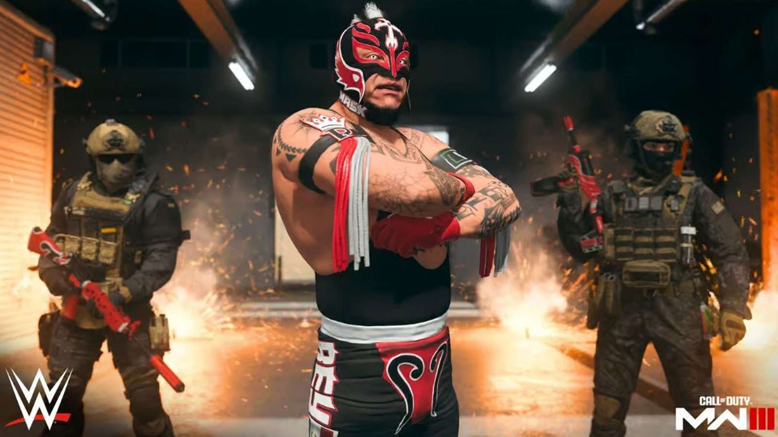 Skin d'opérateur Rey Mysterio dans Modern Warfare 3