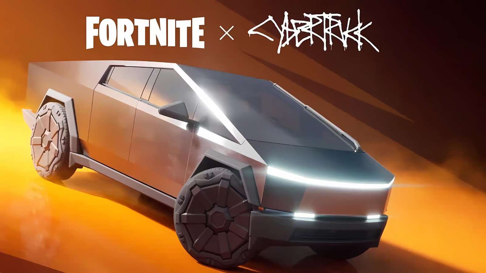 Tesla Cybertruck dans Fortnite