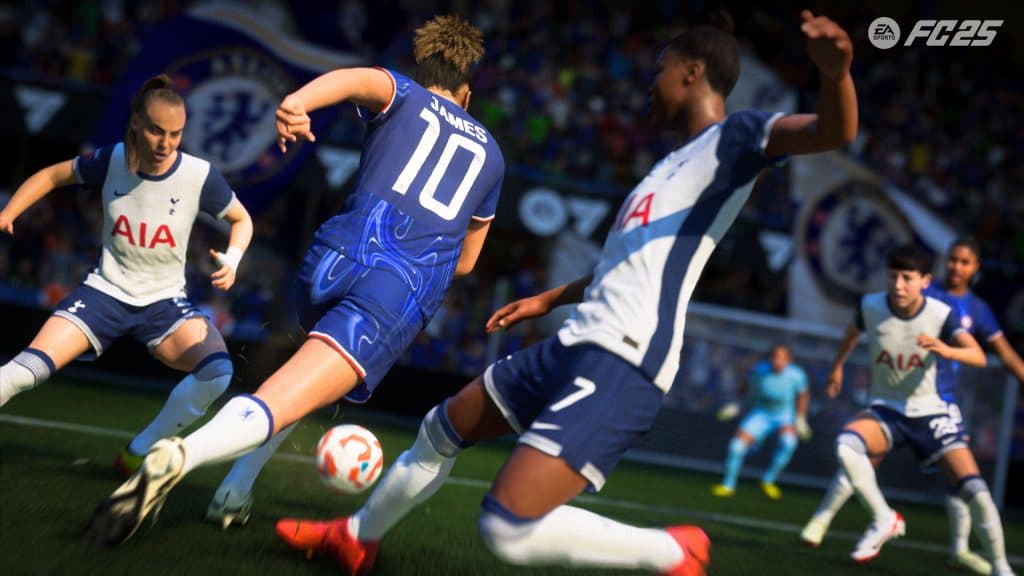 Joueuses dans le mode Carrière d'EA FC 25