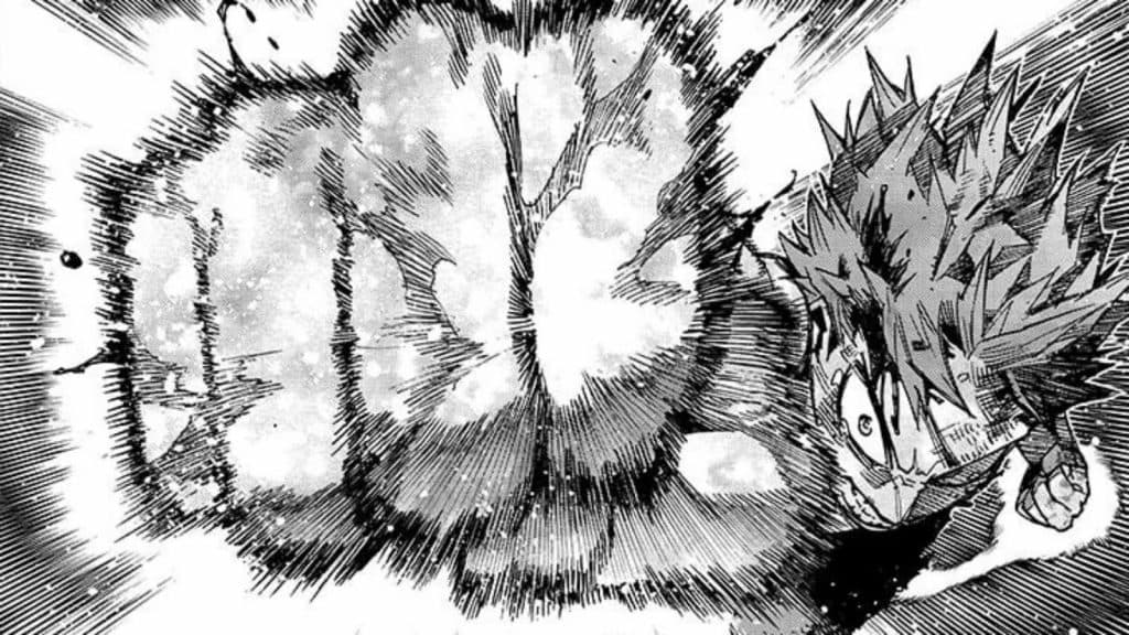 Deku dans le manga My Hero Academia