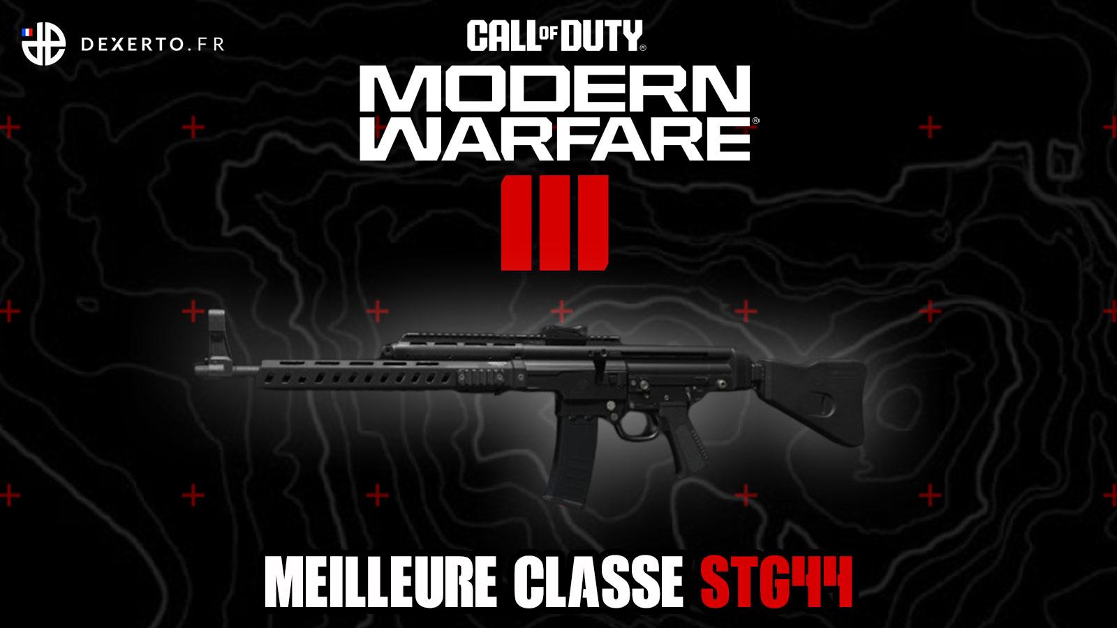 Modern Warfare 3 STG44 meilleure classe