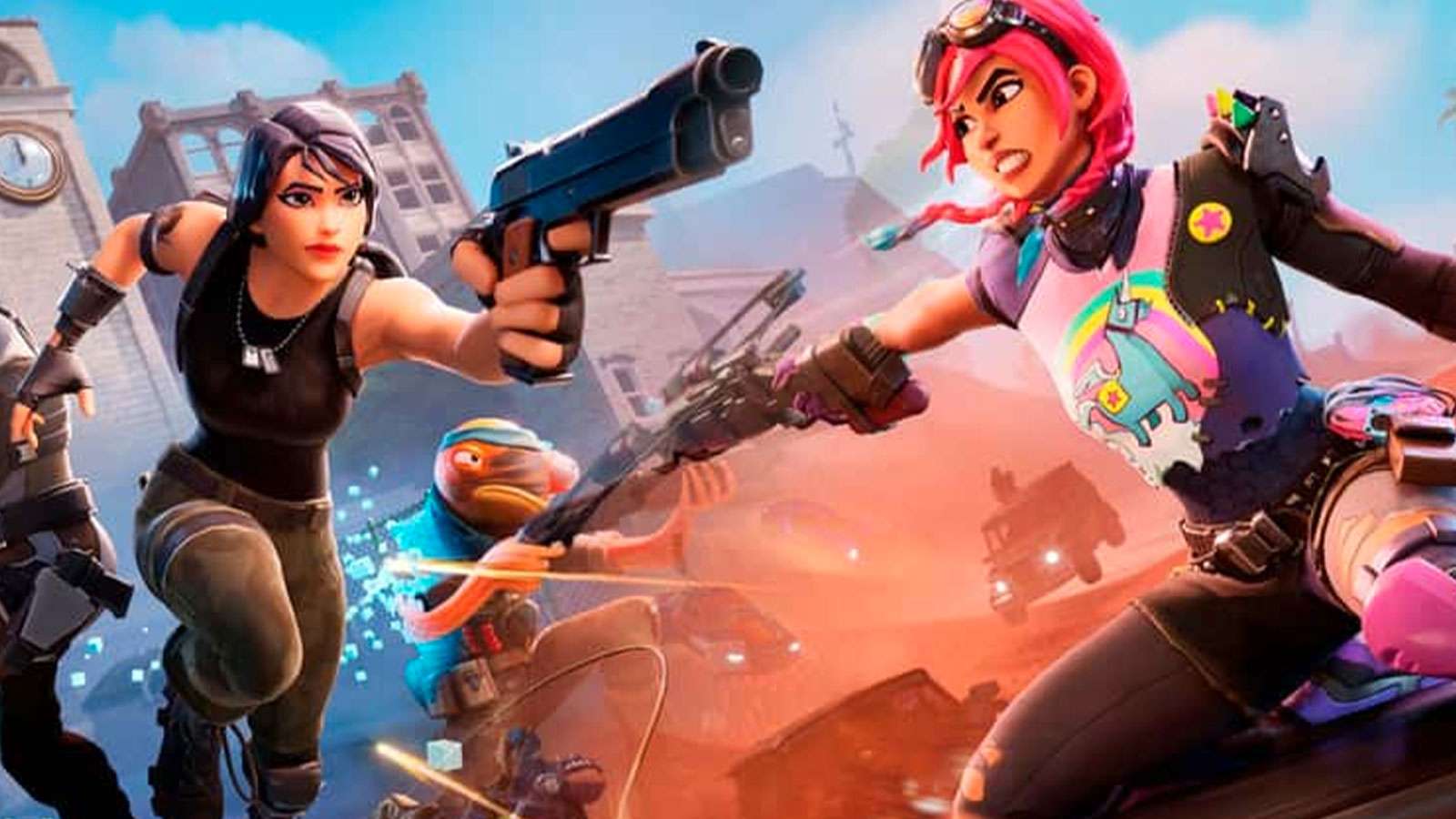 Deux skins de Fortnite