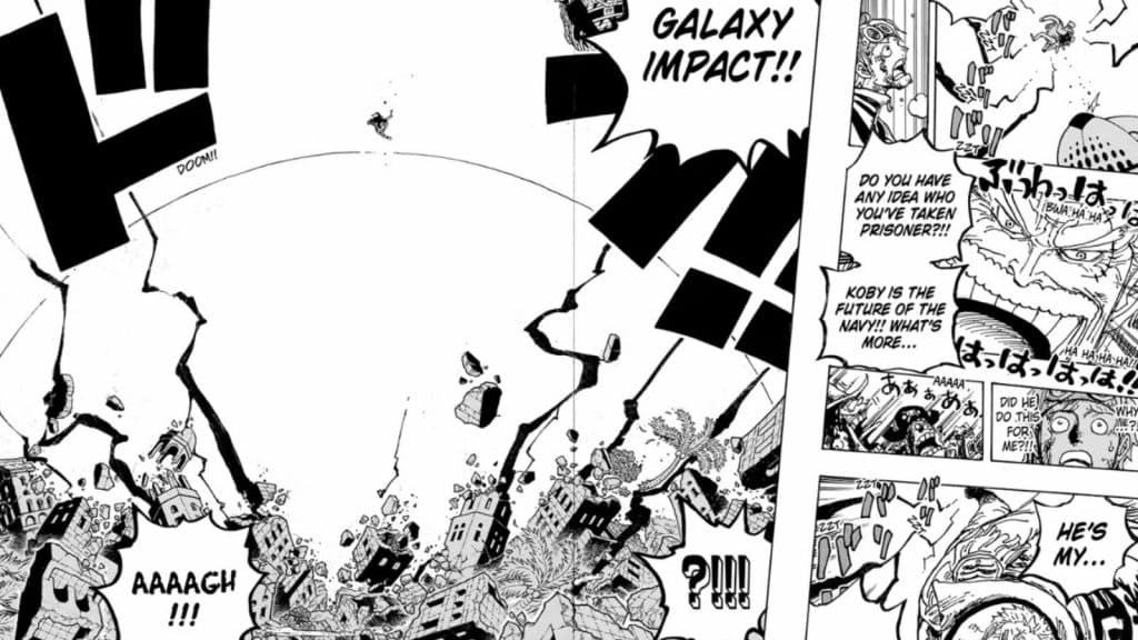 Le Galaxy Impact de Garp dans One PIece