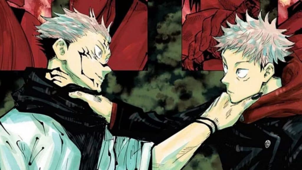 Ryomen Sukuna et Yuji Itadori dans Jujutsu Kaisen