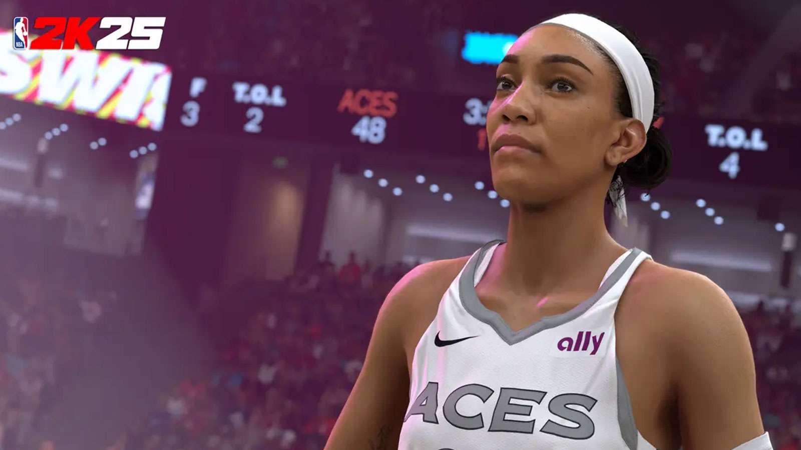 A’ja Wilson dans NBA 2K25