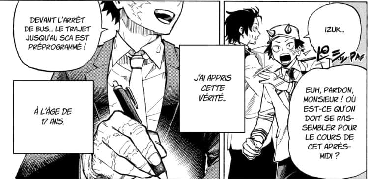 L'inconnu du chapitre 425 revient dans le chapitre 430 de My Hero Academia