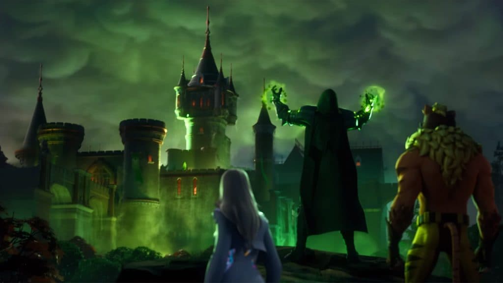 Chateau de Dr Doom ou Fatalis dans Fortnite Chapitre 5 Saisson 4