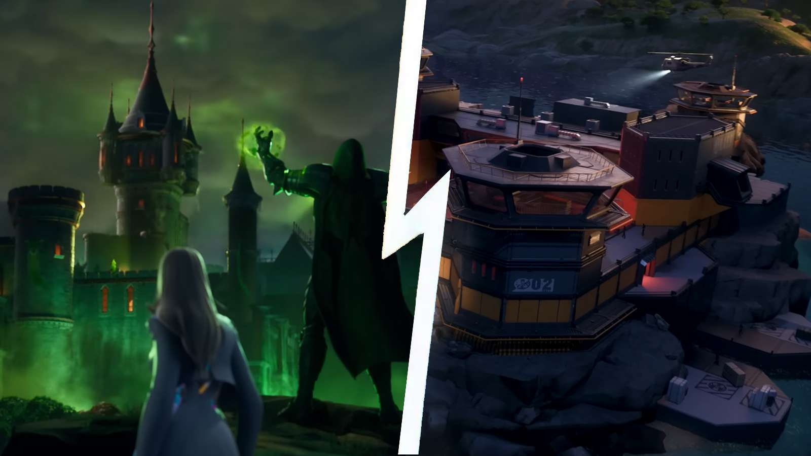 Chateau de Dr Doom & nouveau lieu dans Fortnite Chapitre 5 Saison 4