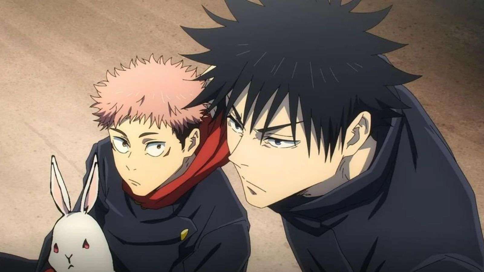 Yuji Itadori et Megumi Fushiguro dans Jujutsu Kaisen