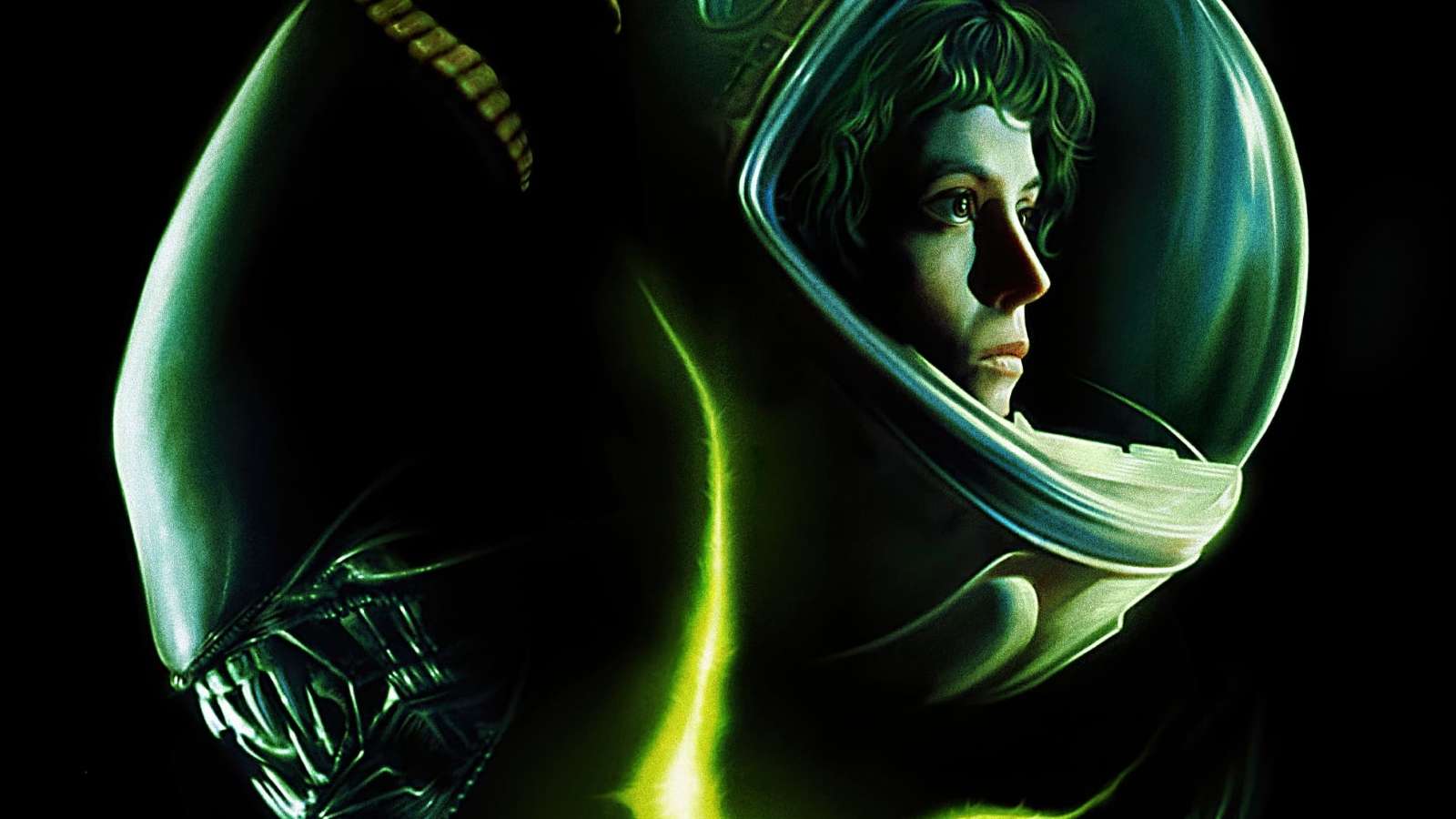 ellen ripley et le xénomorphe dans le poster d'Alien, le huitième passager