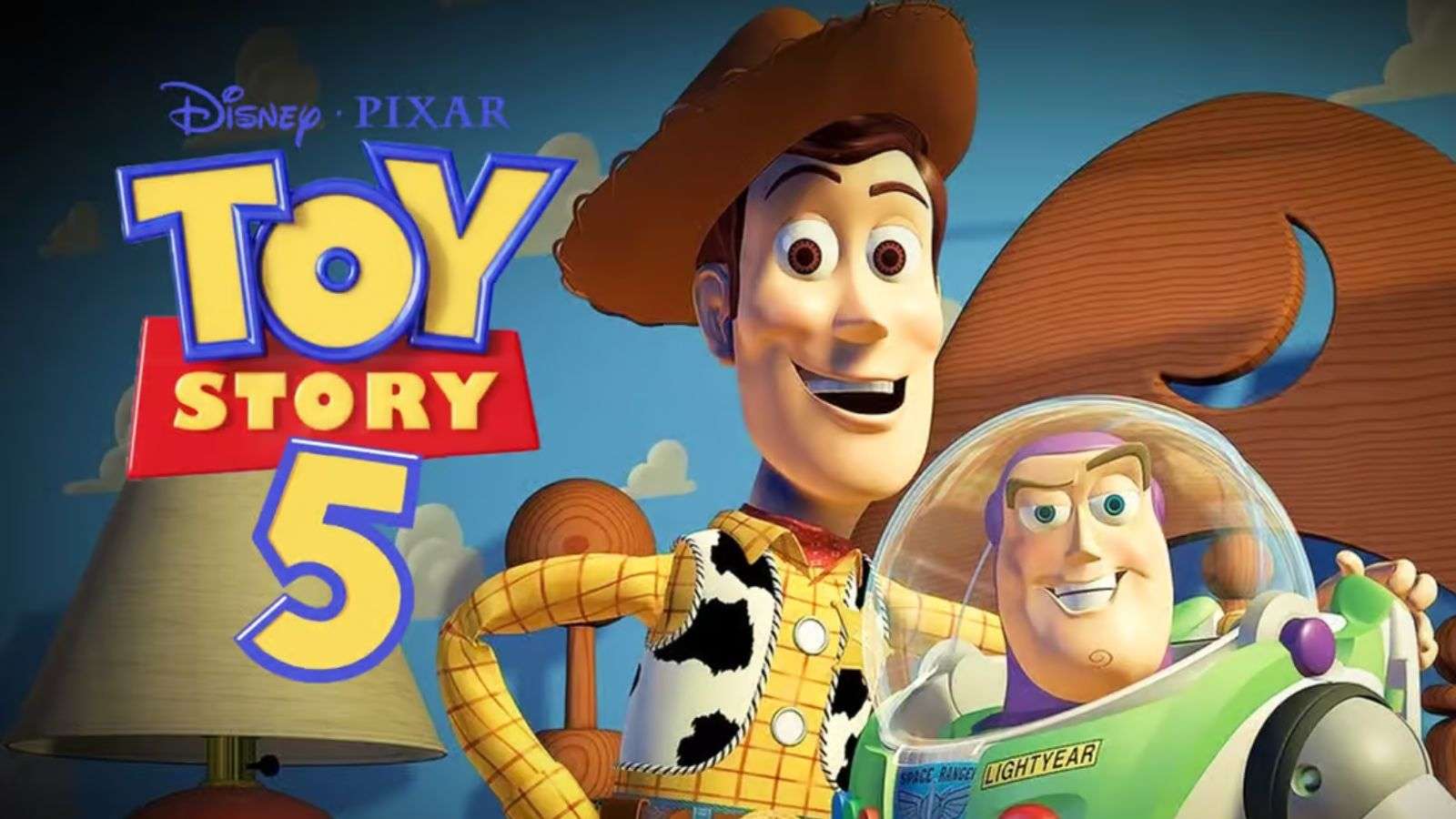 Buzz et Woody sur l'affiche de Toy Story 5