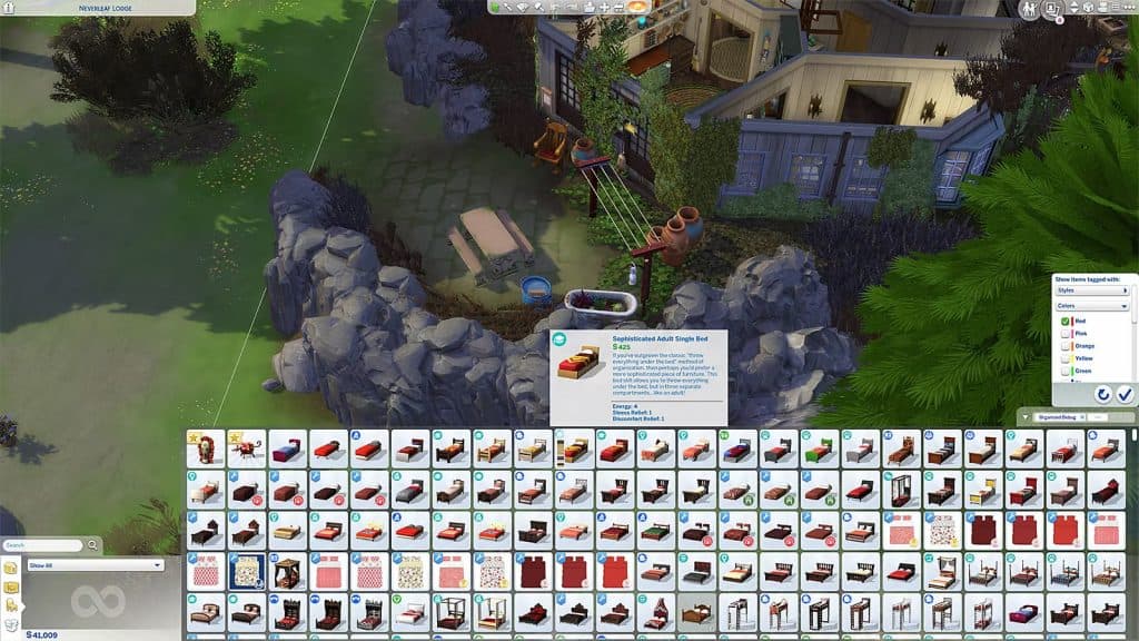 Mod Better BuildBuy dans les Sims 4