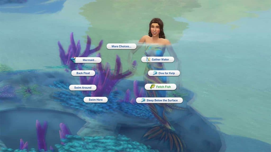 Mod Expanded Mermaids dans les Sims 4