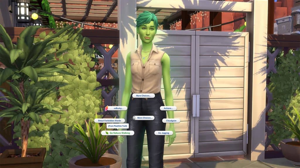 Mod Plantsims dans Les Sims 4