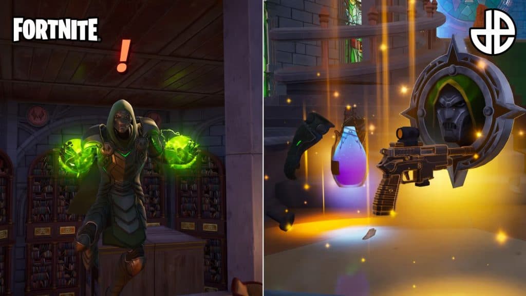 Images pour vaincre boss Fatalibot dans Fortnite avec son médaillon