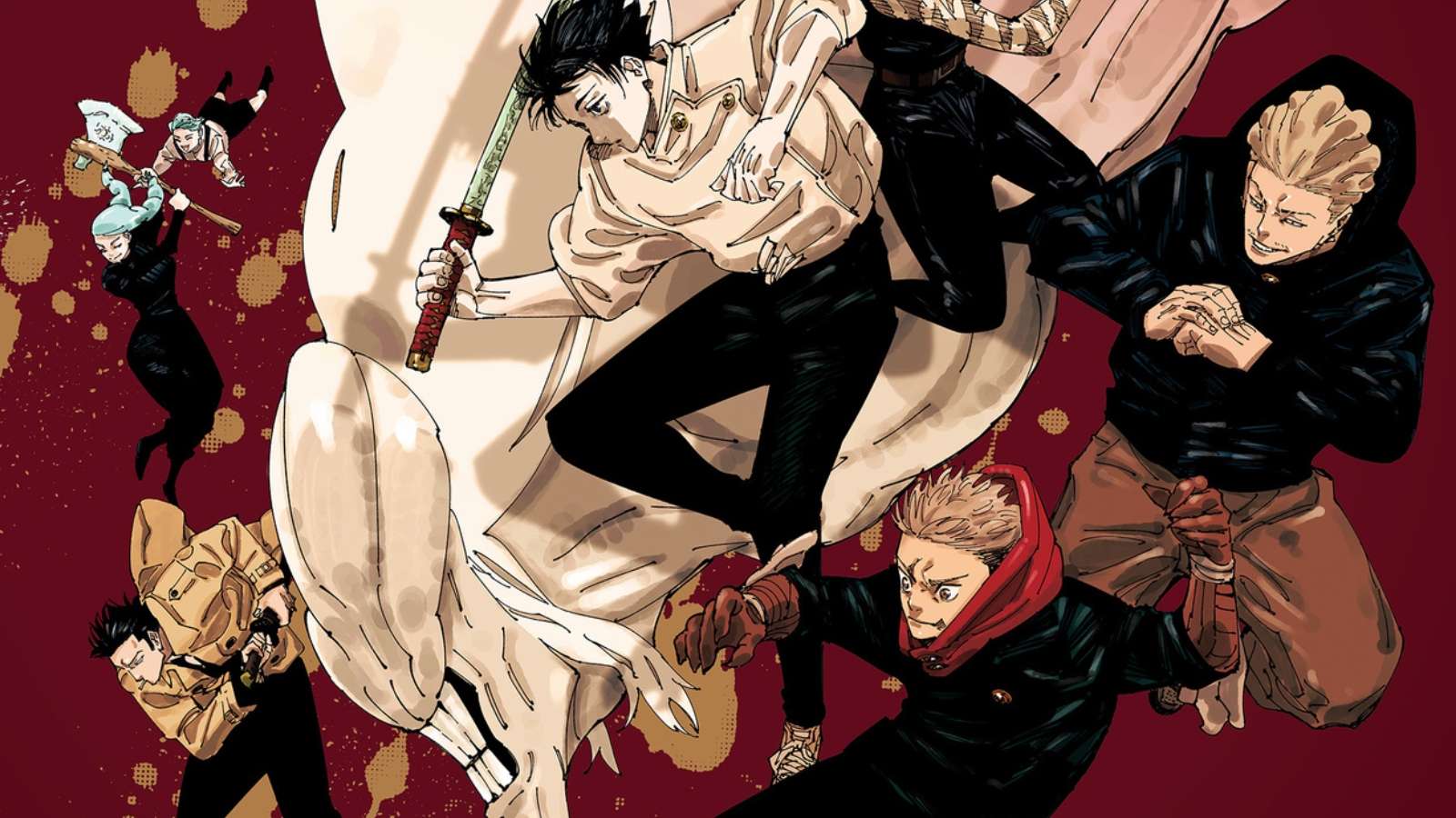 les personnages de jujutsu kaisen se laissent tomber