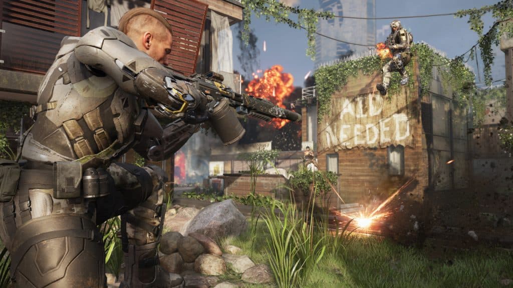 Opérateurs de Black Ops 3 sur la carte Evac