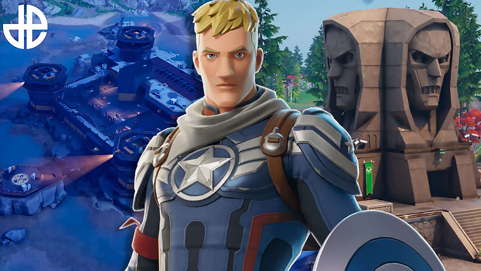 Jonesy en tant que Captain America dans Fortnite