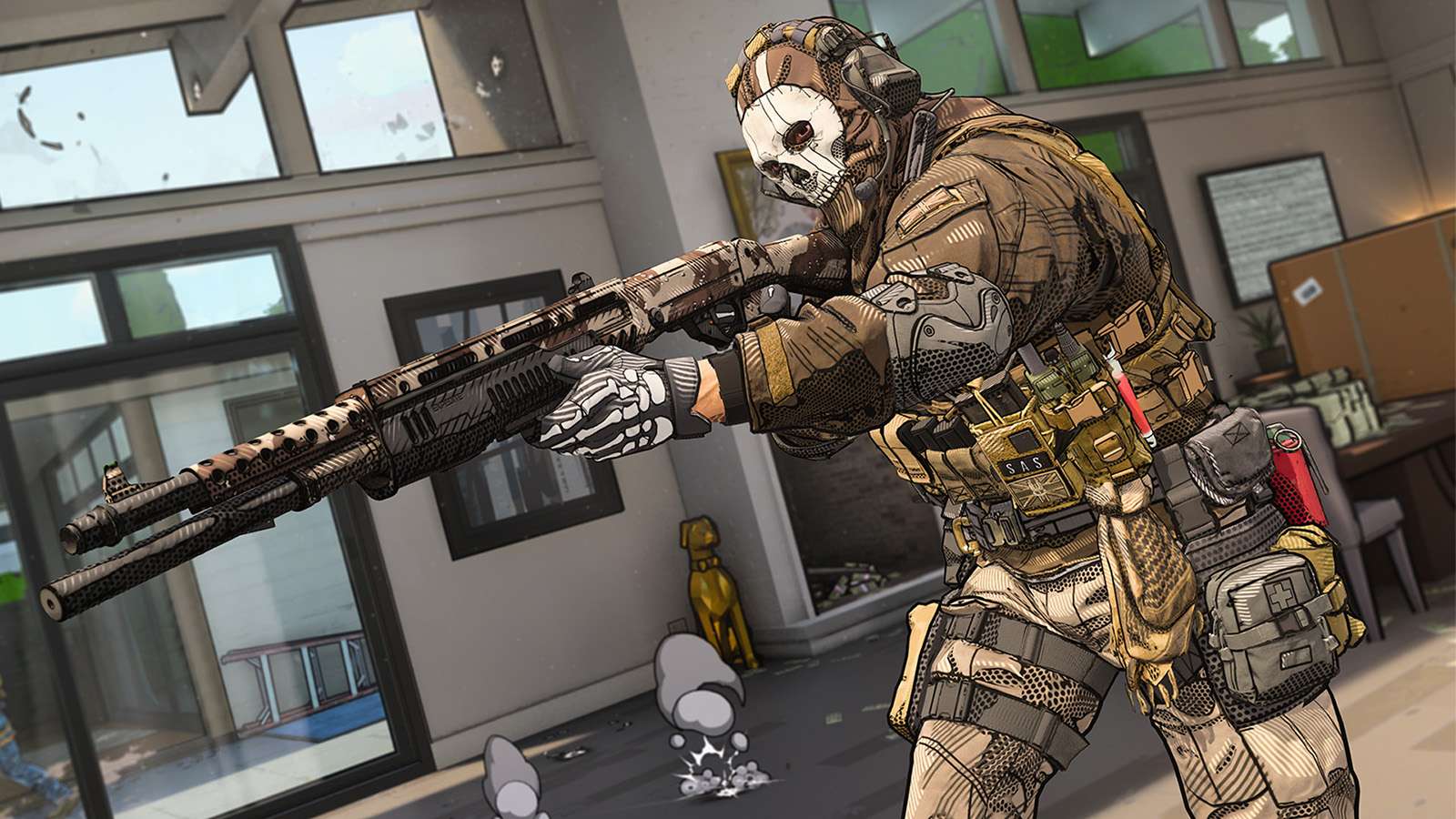 Ghost dans la Saison 5 Rechargée de MW3