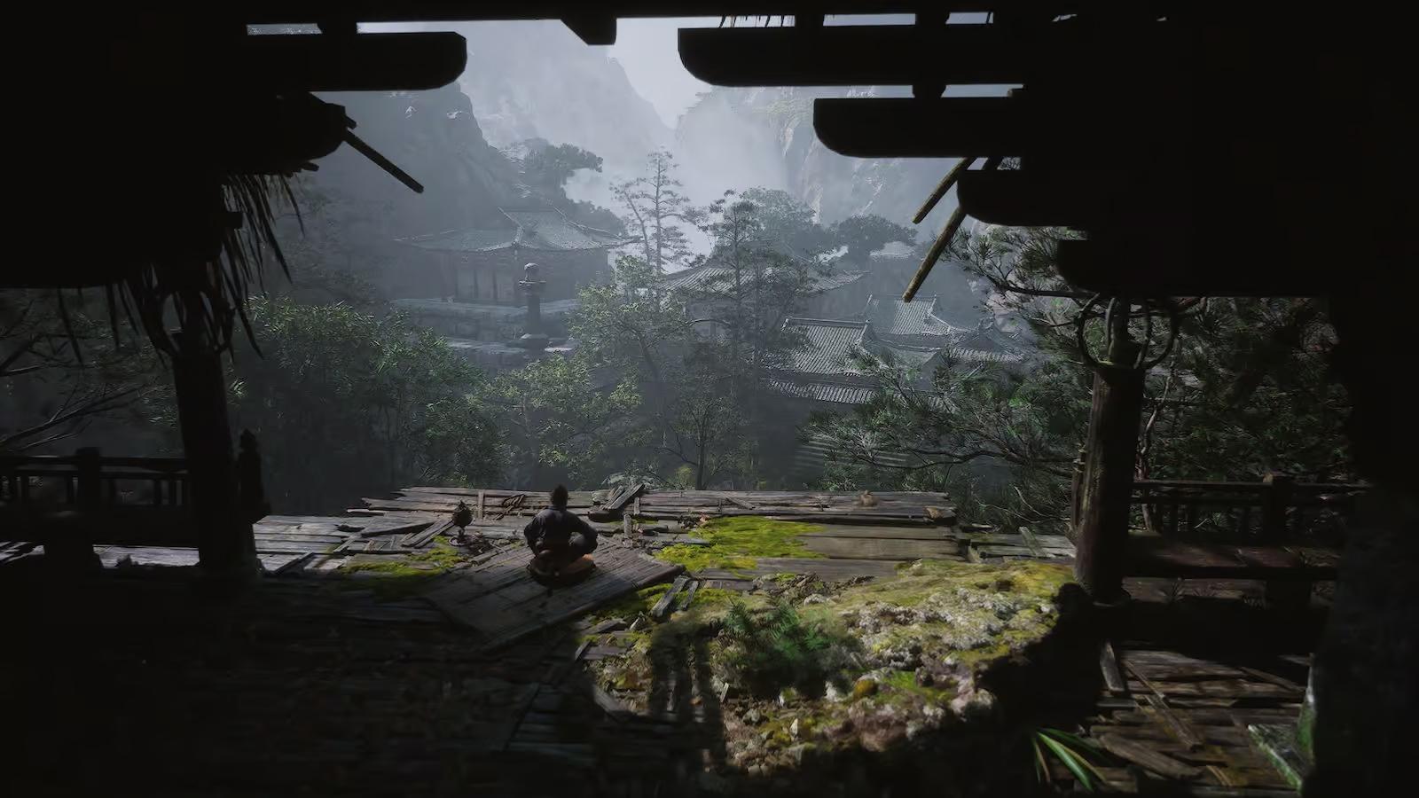 Paysage de Black Myth: Wukong