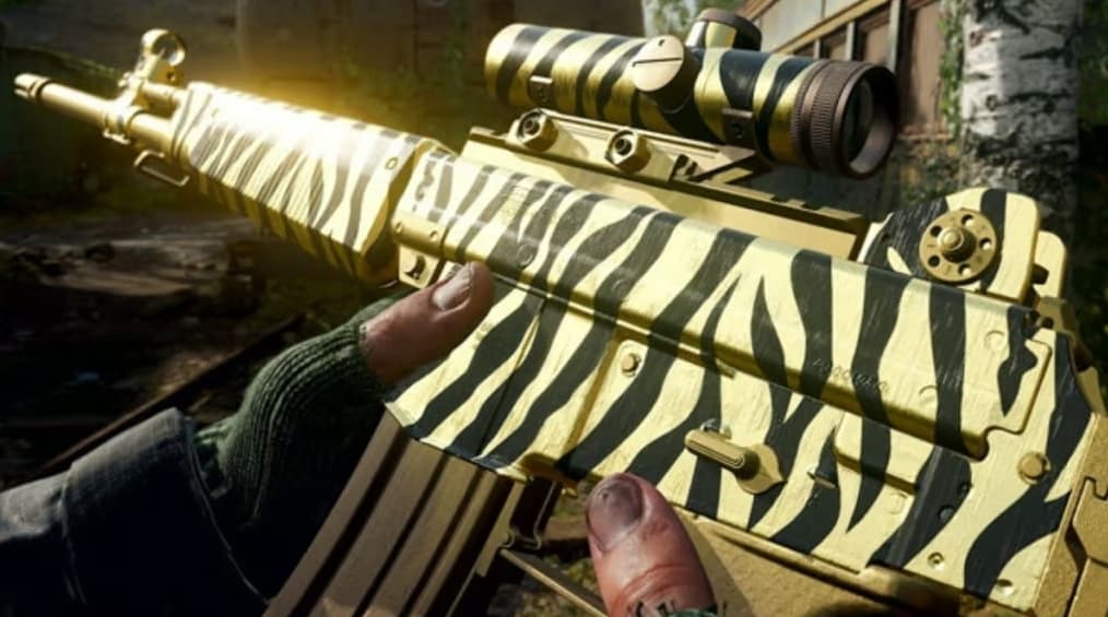 Camouflage Tigre Doré dans Black Ops 6 Zombies