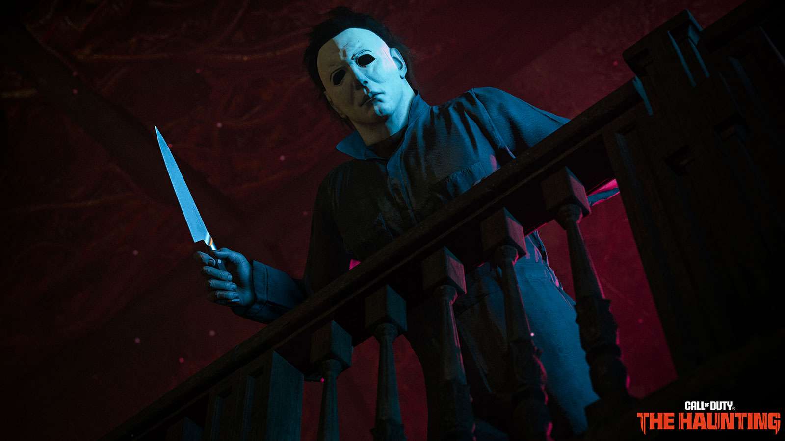 Michael Myers avec un couteau dans MW3 et Warzone