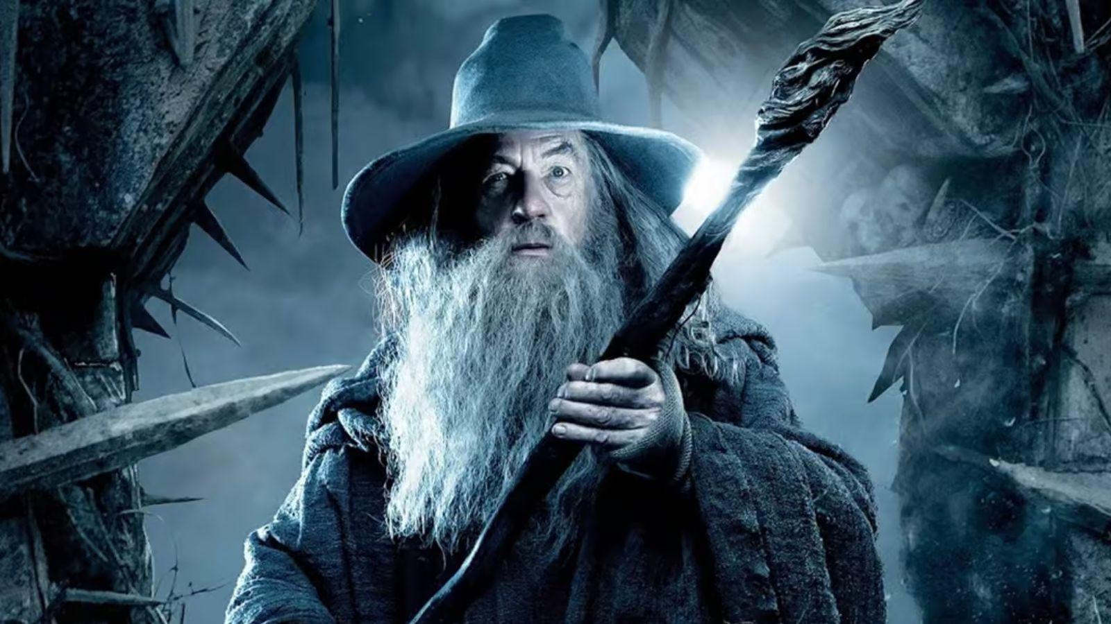 Gandalf (Ian McKellen) dans Le Seigneur des Anneaux