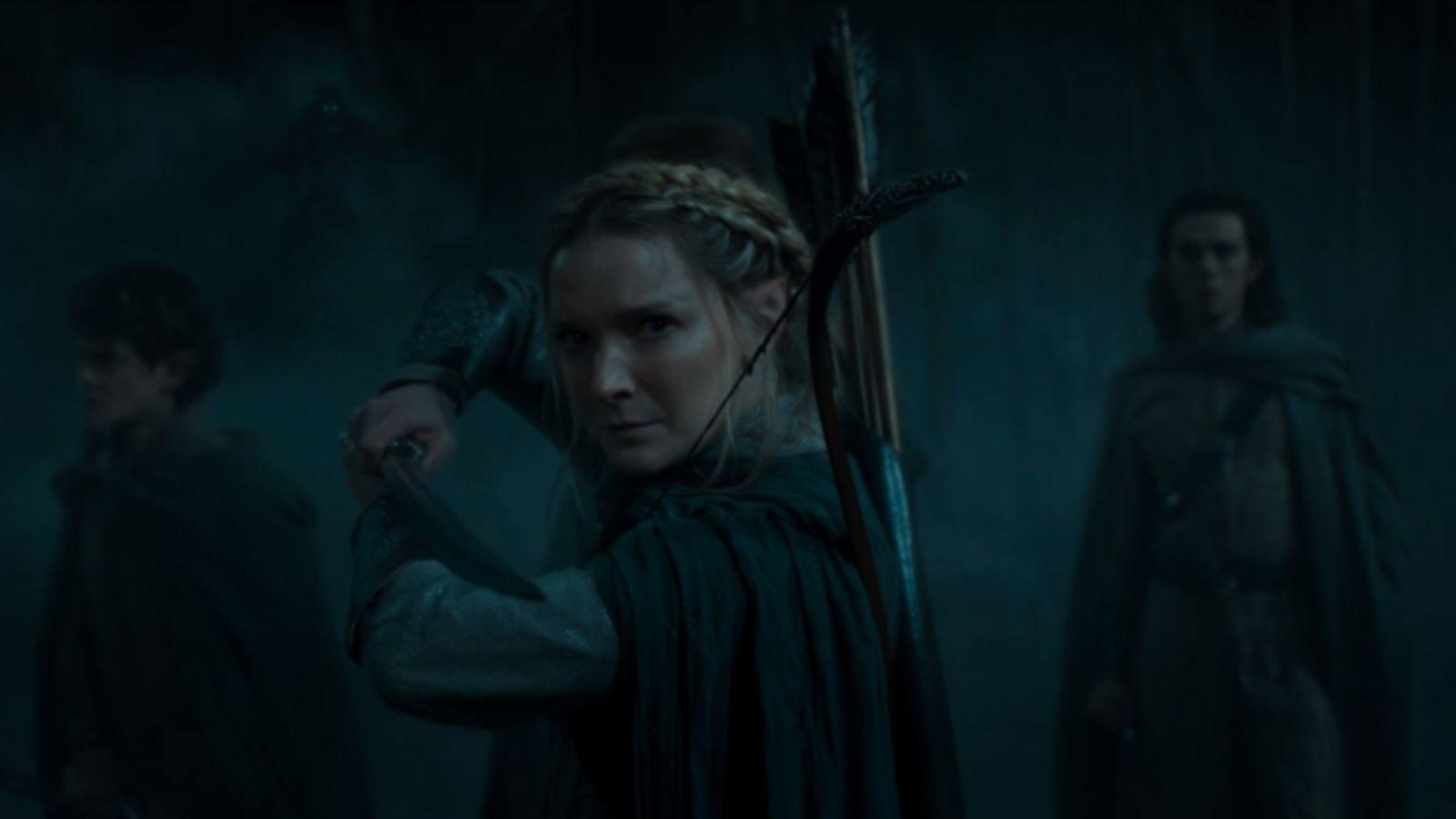 Galadriel et les elfes dans la saison 2 des Anneaux de Pouvoir