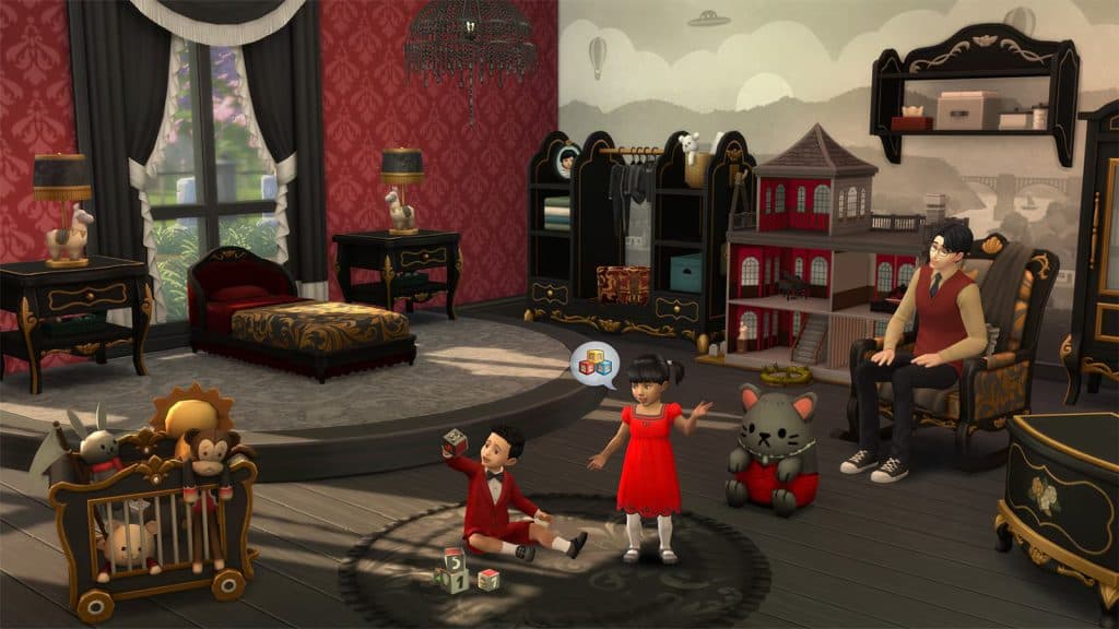 Aperçu du kit Chambre d'enfants enchantées des Sims 4