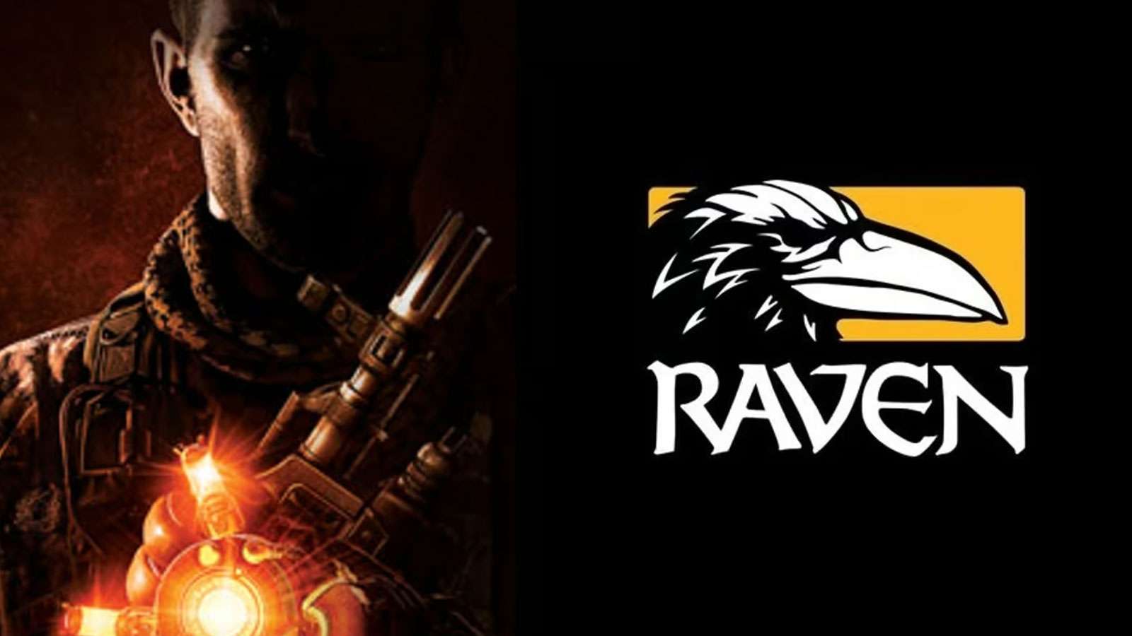 Affiche du jeu Singularity et logo de Raven Software