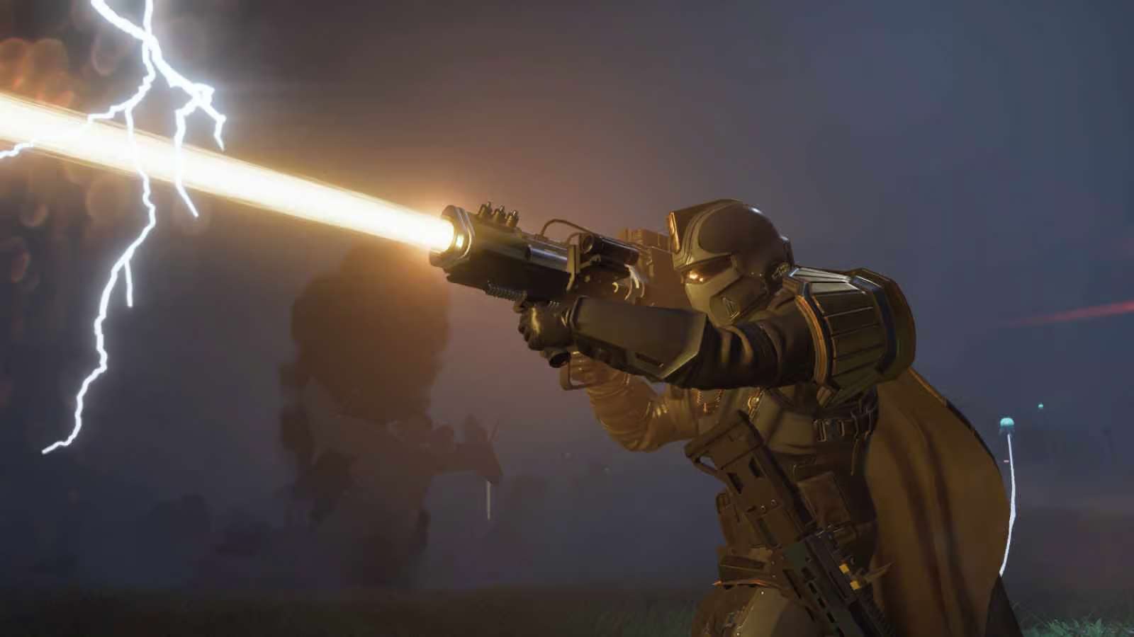 Helldiver avec une arme dans Helldivers 2