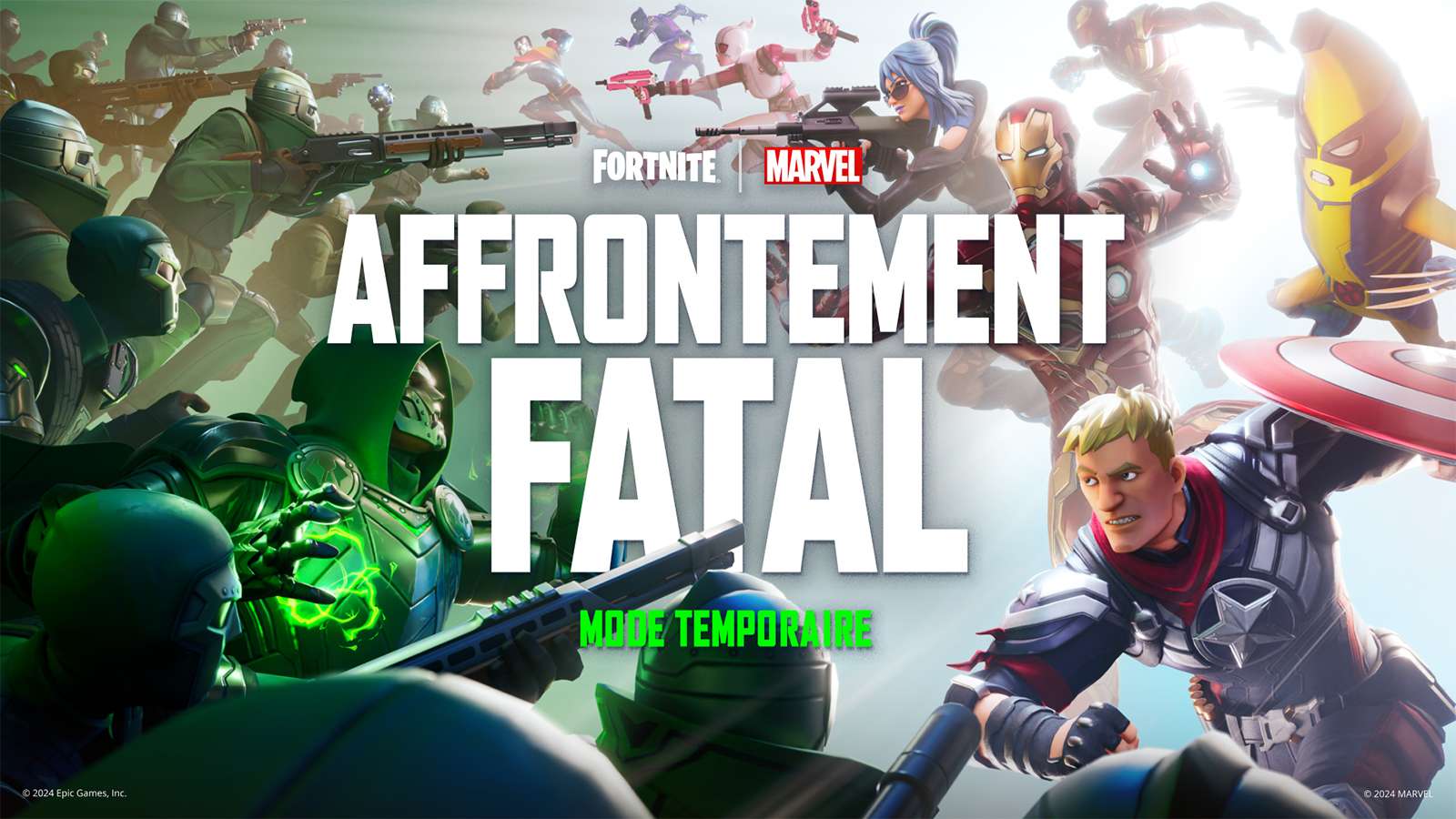 Artwork mode temporaire Affrontement Fatal de Fortnite