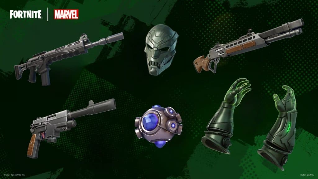 Équipements disponibles dans Fortnite Affrontement Fatal