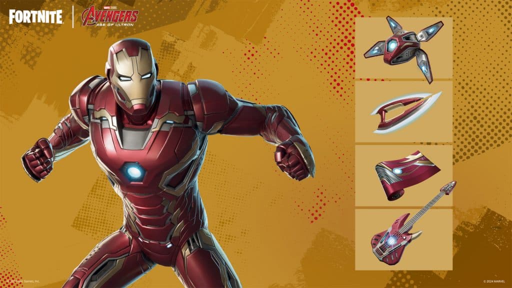 Pack Iron Man Mark 45 de Fortnite