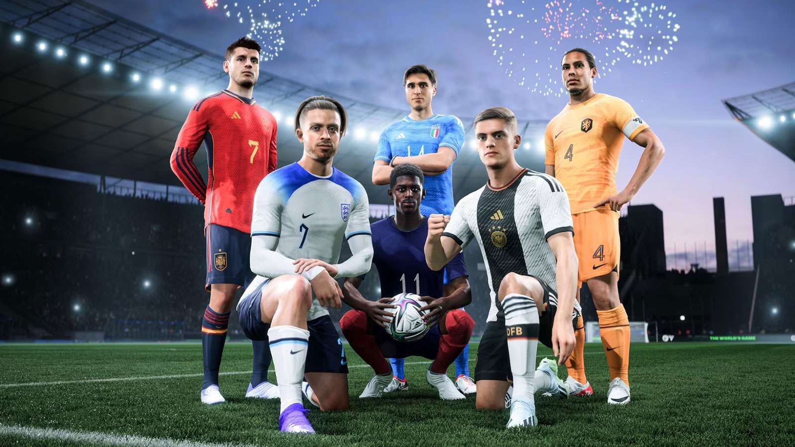 Affiche de l'événement Euro d'EA FC 24 avec différents joueurs