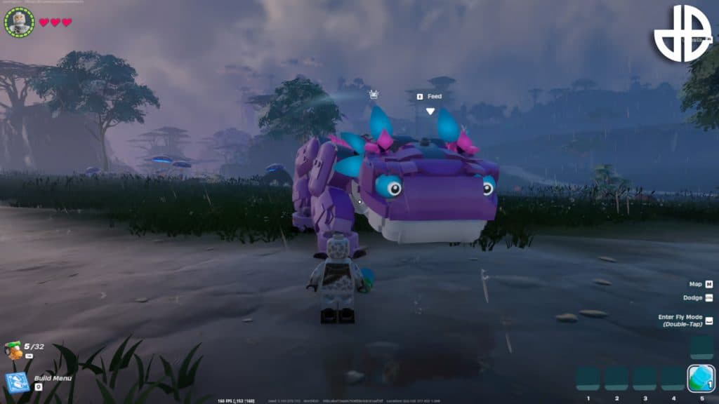 Monture Klombo dans LEGO Fortnite