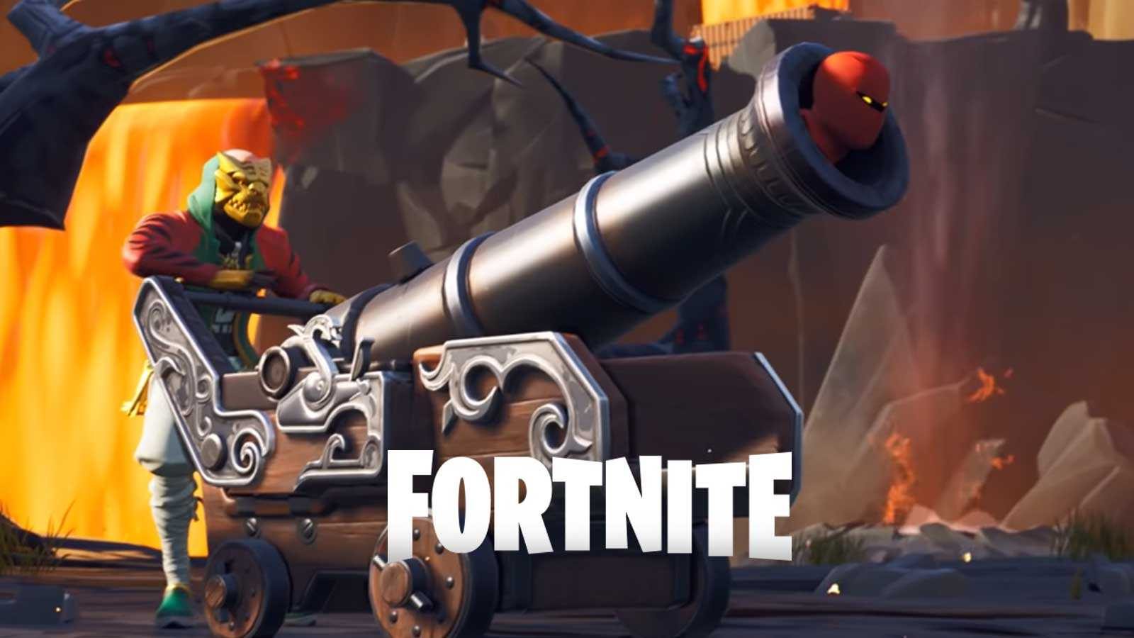 Premier aperçu du Canon de pirate MAJ 8 00 Fortnite Battle Royale